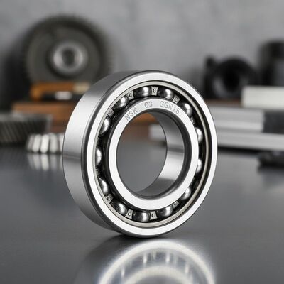 Rolamento de esferas NSK de aço cromo GCr15 com folga C3 para carga radial e axial em aplicações industriais