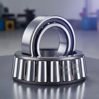 Rolamentos de rolos cónicos TIMKEN com material de gaiola de aço para aplicações de carga pesada e até 10.000 RPM